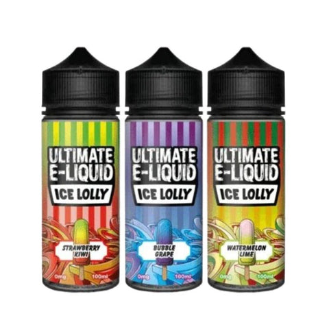 Ultimate E-Liquid Ice Lolly 100ML Shortfill