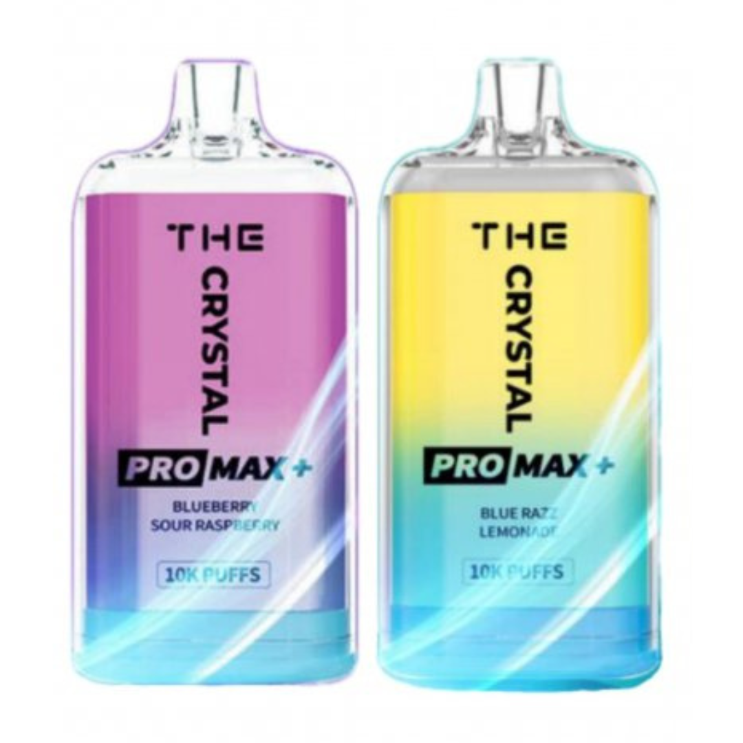 The Crystal Pro Max + 10000 Disposable Vape Puff Device