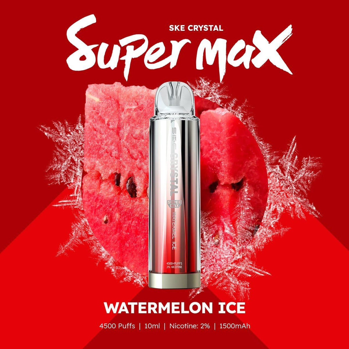 Ske Crystal Super Max 4500 Disposable Vape Pod Box of 10 vapeclubuk.co.uk