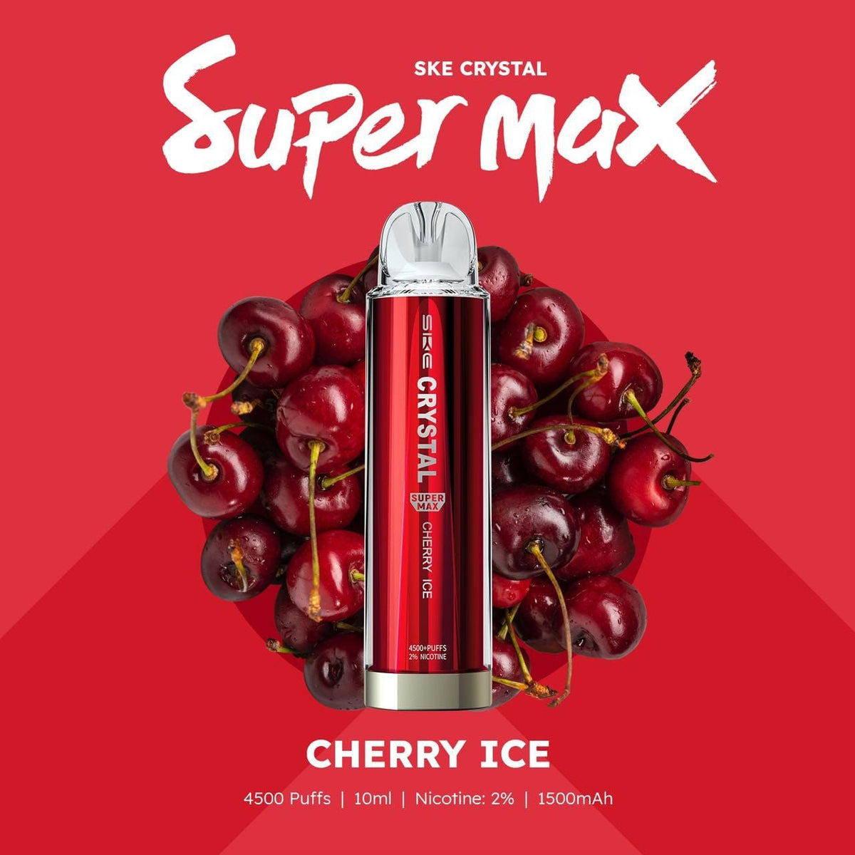 Ske Crystal Super Max 4500 Disposable Vape Pod Box of 10 vapeclubuk.co.uk